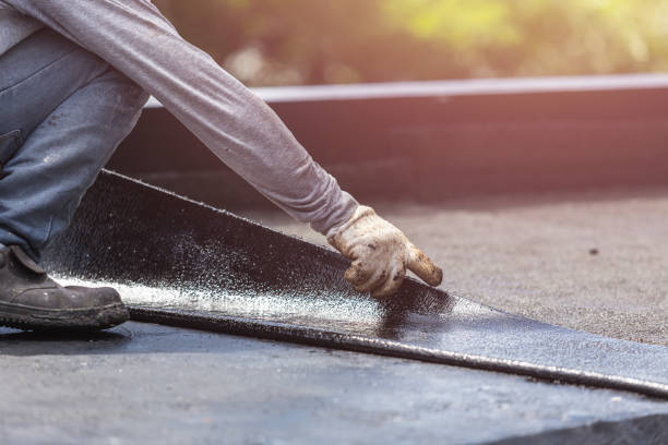 Professional Waterproofing technician working in Somerville, OH